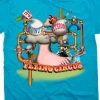 Online Flying Circus Foot Light Blue T-Shirt T-Shirt | Monty Python
