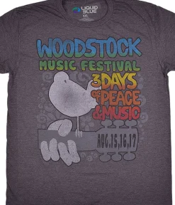 Fashion Freedom Festival Dark Heather Poly-Cotton T-Shirt Poly-Cotton T-Shirt | Woodstock