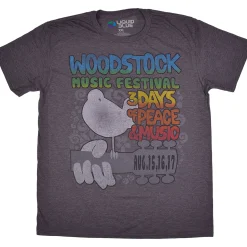 Fashion Freedom Festival Dark Heather Poly-Cotton T-Shirt Poly-Cotton T-Shirt | Woodstock