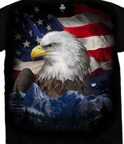 Outlet Freedom Flyer Black T-Shirt T-Shirt | American Wildlife
