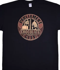 Outlet Funkadelic Chocolate City Black T-Shirt T-Shirt | George Clinton
