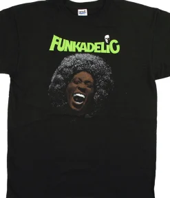 Discount Funkadelic Maggot Brain Black T-Shirt T-Shirt | George Clinton
