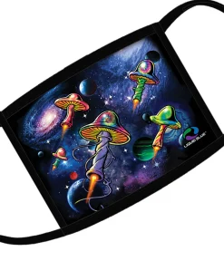 Outlet Galaxy Shrooms Face Covering Face Coverings | Liquid Blue