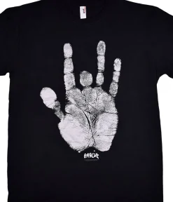 New Garcia Handprint Black T-Shirt T-Shirt | Jerry Garcia