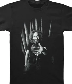 Discount Garcia Salutations Black T-Shirt T-Shirt | Jerry Garcia
