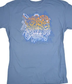 Best Garcia Tigers Blue T-Shirt T-Shirt | Jerry Garcia