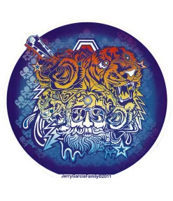 New Garcia Tigers Sticker Jerry Garcia | Grateful Dead