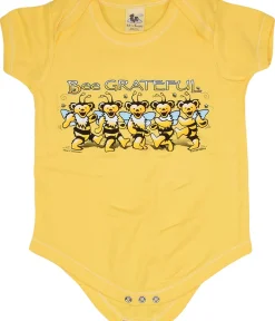 Outlet GD Bee Grateful Yellow Onesie Kids Onesies | Grateful Dead