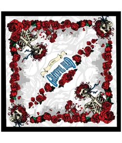 Clearance GD Bertha Roses Bandana Bandanas | Grateful Dead