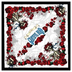 Clearance GD Bertha Roses Bandana Bandanas | Grateful Dead