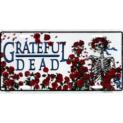 Outlet GD Bertha Roses License Plate License Plates | Grateful Dead