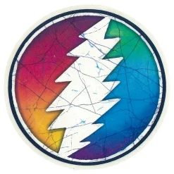 Best GD Circle Bolt Mini Sticker Grateful Dead | Classic
