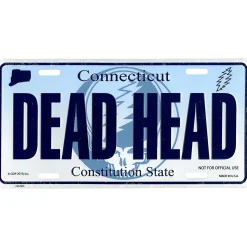 Sale GD Connecticut License Plate License Plates | Grateful Dead