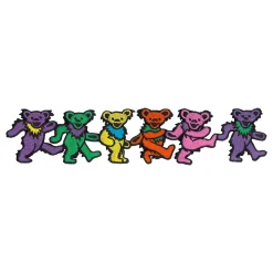 Fashion GD Dancin Bear Strip Patch Patches | Grateful Dead