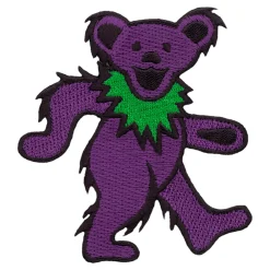 Outlet GD Dancing Bear Purple Patch Patches | Grateful Dead