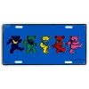 Fashion GD Dancing Bears License Plate License Plates | Grateful Dead