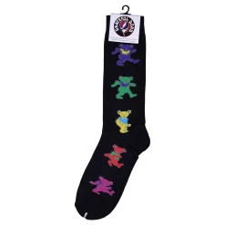 Discount GD Dancing Bears Men's Black Socks Socks | Grateful Dead