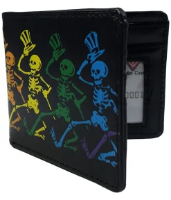 Best GD Dancing Skeletons Bi-Fold Wallet Wallets | Grateful Dead