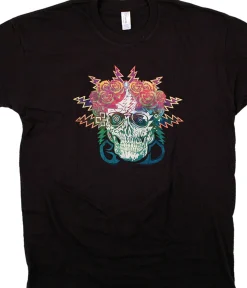Sale GD Electric Dimensions Black T-Shirt T-Shirt | Grateful Dead