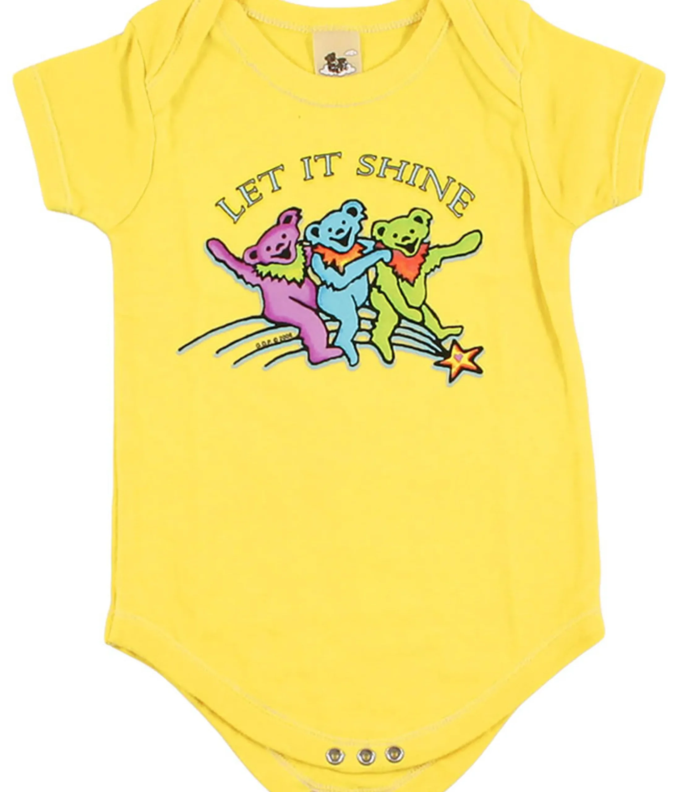 Outlet GD Let it Shine Yellow Onesie Kids Onesies | Grateful Dead