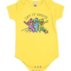 Outlet GD Let it Shine Yellow Onesie Kids Onesies | Grateful Dead