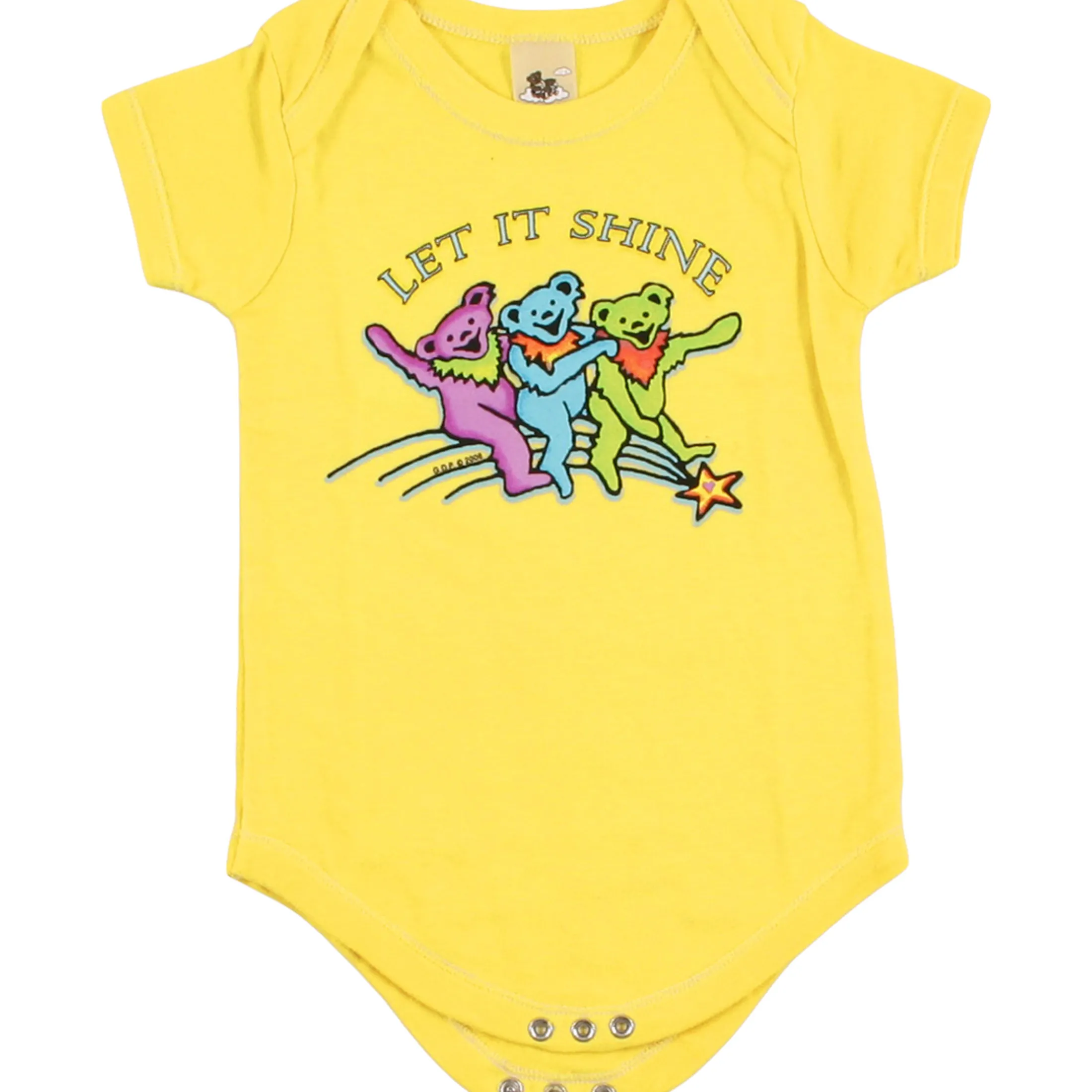 Outlet GD Let it Shine Yellow Onesie Kids Onesies | Grateful Dead