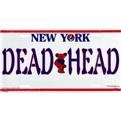 Fashion GD New York License Plate License Plates | Grateful Dead