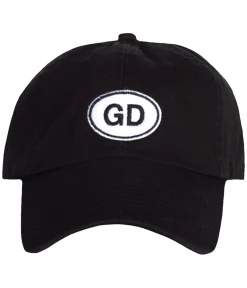 Outlet GD Oval Black Hat Hats | Grateful Dead