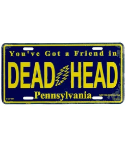 Fashion GD Pennsylvania License Plate License Plates | Grateful Dead