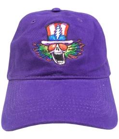 Clearance GD Psycle Sam Purple Baseball Cap Hats | Grateful Dead