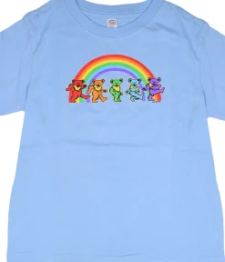 New GD Rainbow Bears Blue Toddler T-Shirt Kids Toddler | Grateful Dead