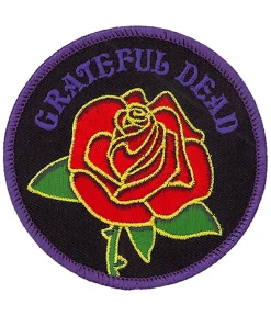 Online GD Rose And Logo Patch Patches | Grateful Dead