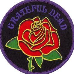 Online GD Rose And Logo Patch Patches | Grateful Dead
