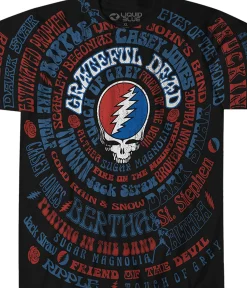Best GD Songs Black Athletic T-Shirt Athletic T-Shirt | Grateful Dead