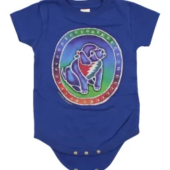 Discount GD Steal Your Puppy Blue Onesie Kids Onesies | Grateful Dead