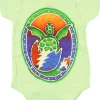 Online GD Steal Your Turtle Green Onesie Kids Onesies | Grateful Dead