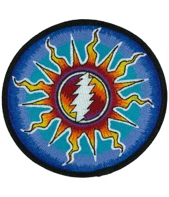 New GD Sunshine Bolt Patch Patches | Grateful Dead