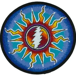 New GD Sunshine Bolt Patch Patches | Grateful Dead