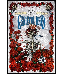 Best GD 50th Anniversary 3D Tapestry Grateful Dead | Classic