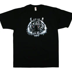 Fashion GD Tiger Batik Bolt Black T-Shirt T-Shirt | Grateful Dead