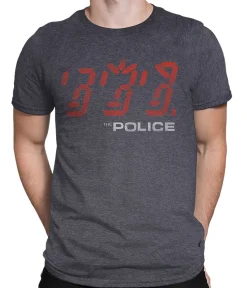 New Ghost in the Machine Dark Heather Poly-Cotton T-Shirt Poly-Cotton T-Shirt | The Police