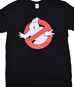 Sale Ghostbusters Symbol Black T-Shirt T-Shirt | Ghostbusters
