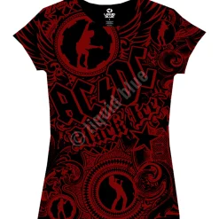 Discount Girls Got Rythym Black Juniors Long Length T-Shirt Women Juniors Long Length | Ac-Dc