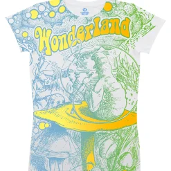 Discount Go Ask Alice White Juniors Long Length T-Shirt Women Juniors Long Length | Light Fantasy