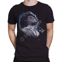 Best Godfather of Soul Black Athletic T-Shirt Athletic T-Shirt | James Brown
