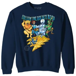 Best Golden Road Navy Sweatshirt Sweatshirt | Grateful Dead