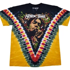 Online Golden V Tie-Dye T-Shirt T-Shirt | Peter Tosh