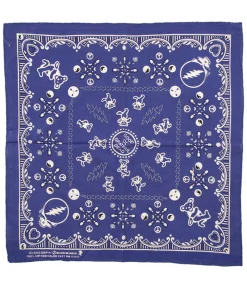 Clearance Good Ol GD Navy Bandana Bandanas | Grateful Dead