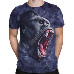 Best Gorilla Power Tie-Dye T-Shirt T-Shirt | Exotic Wildlife