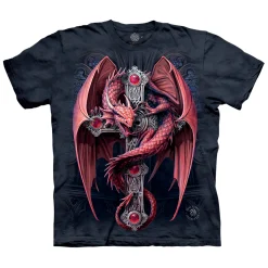 Hot Gothic Guardian Classic Cotton T-Shirt T-Shirt | Dragons